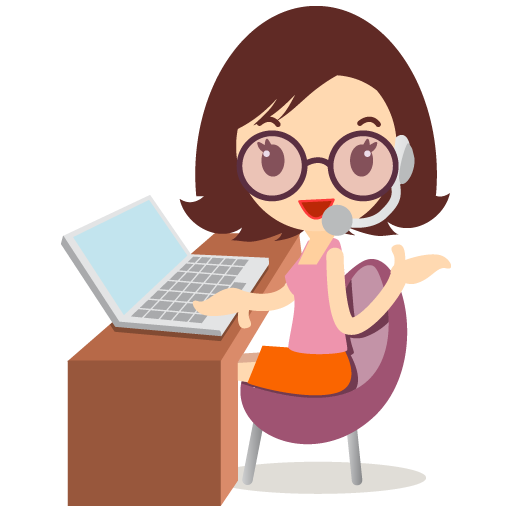 customer-service-girl-with-glasses-icon-29770